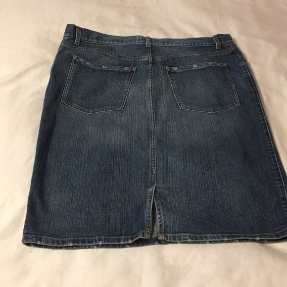Zara Denim Mini Skirt Size 12 - Picture 4 of 5
